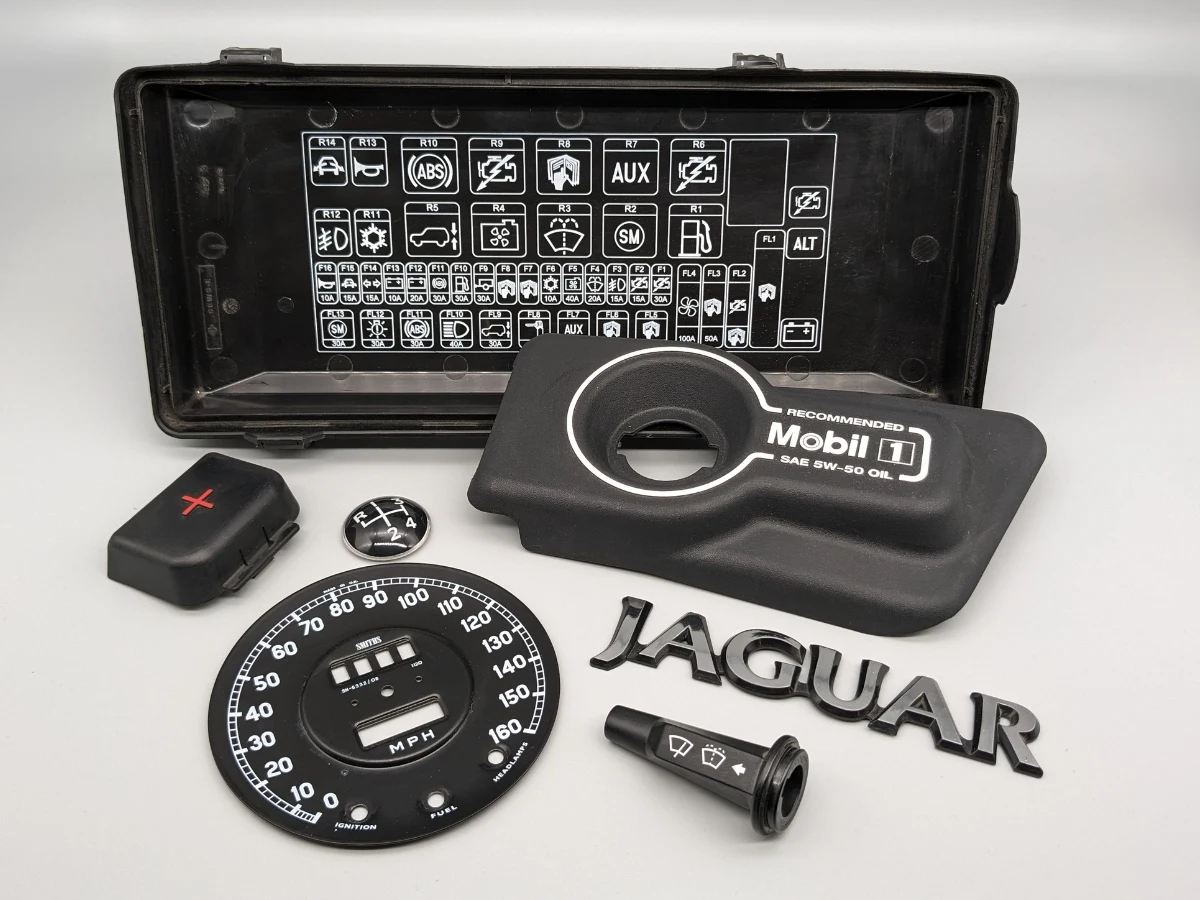 Automotive pad printed components